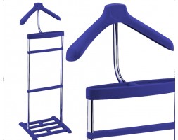 Valet Stand, Blue Suede